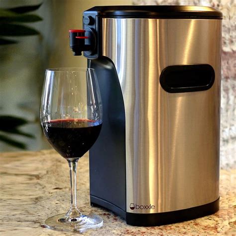 boxxle stainless steel classy boxed wine dispenser|bag in box wine dispenser.